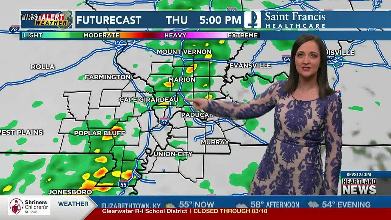 First Alert: Tracking rain throughout the day - YouTube