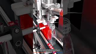 Innovation Bottle Filling Manufacturing with Technology Automatic Nozzle #tech