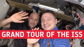 Grand tour of the International Space Station with Drew and Luca | Single take