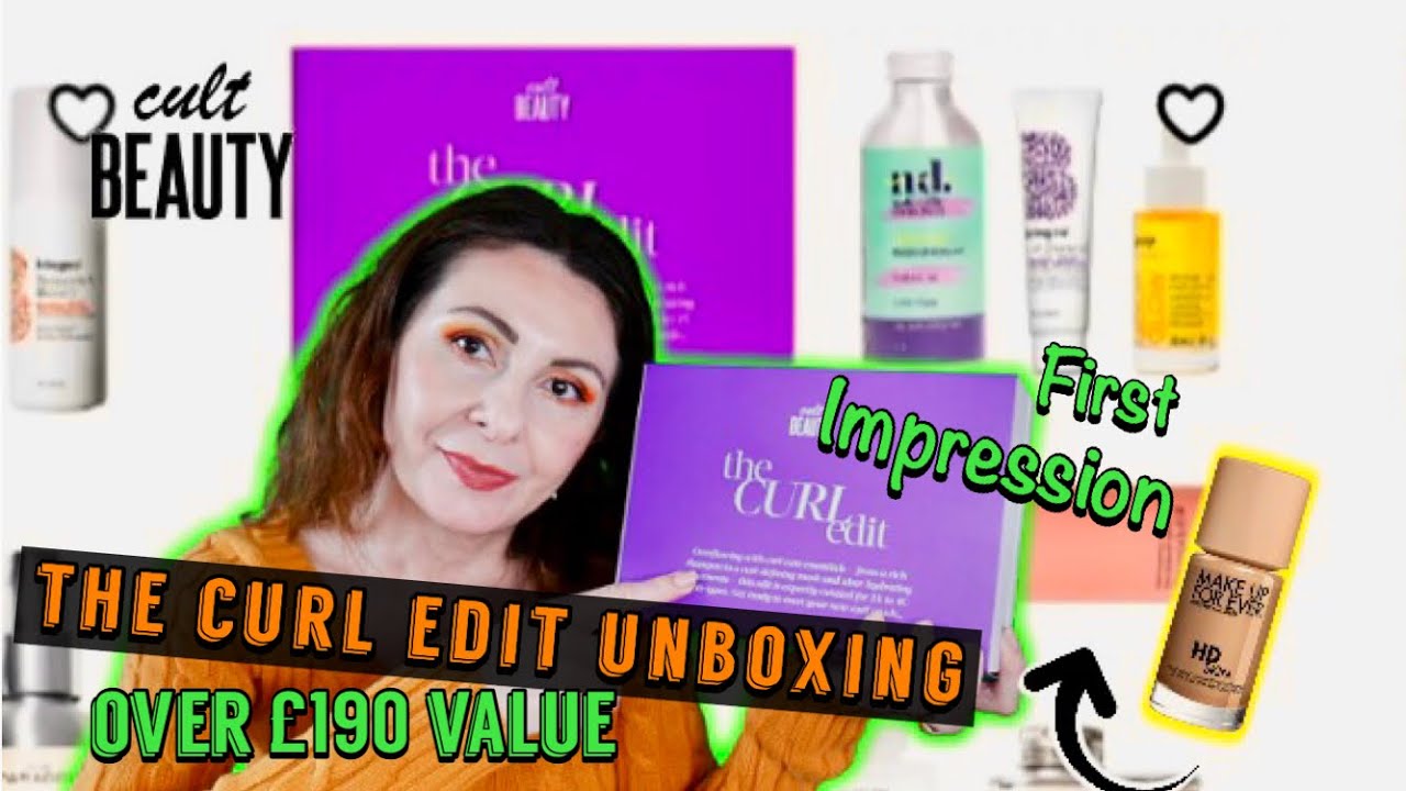Cult Beauty The Curl Edit Unboxing & Make Up For Ever HD Skin First