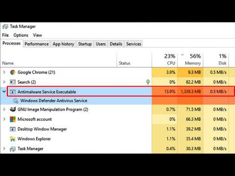 How to Fix High Memory Usage by Antimalware Service Executable