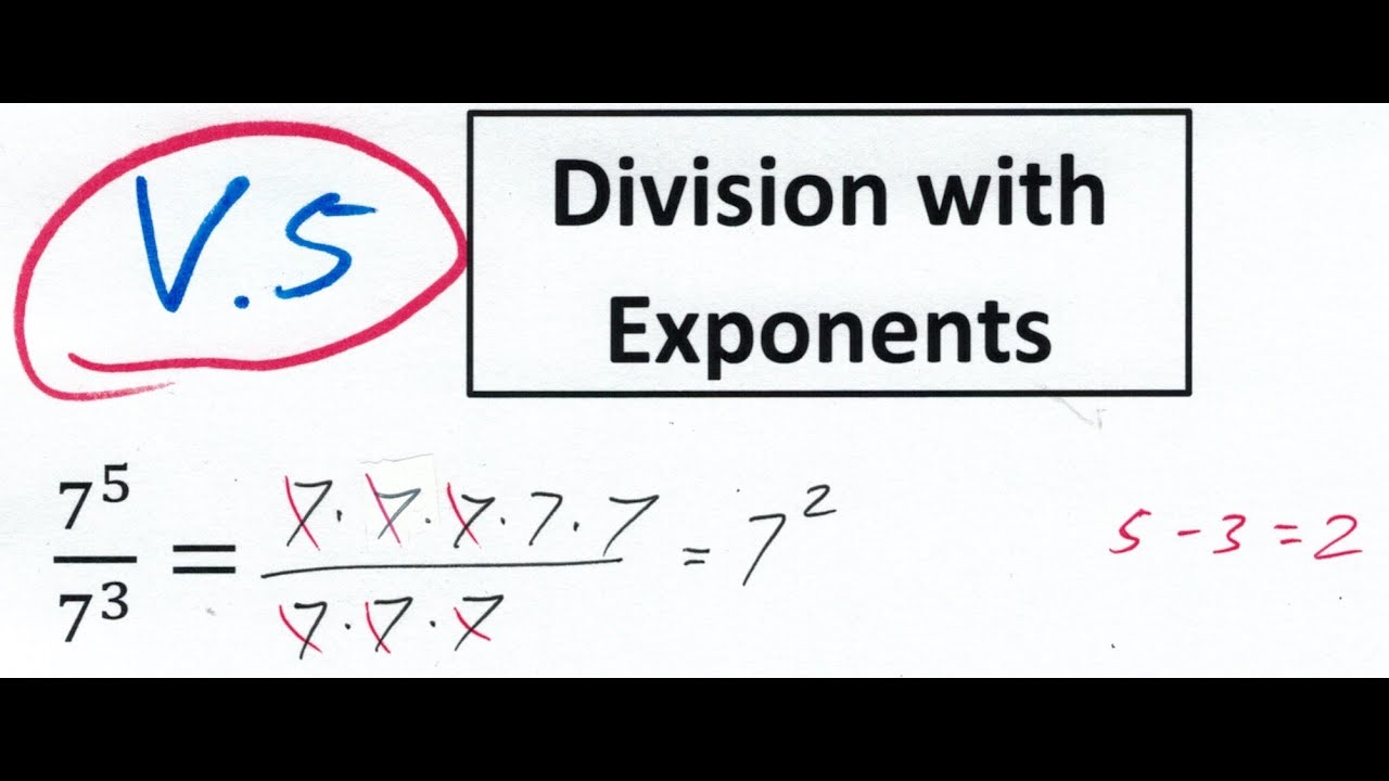 Divide with Exponents - YouTube