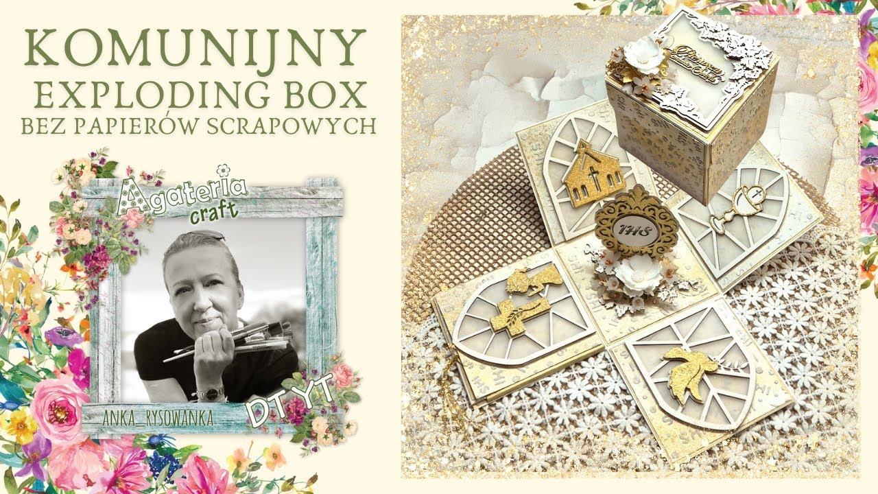 KOMUNIJNY EXPLODING BOX bez papierów scrapowych