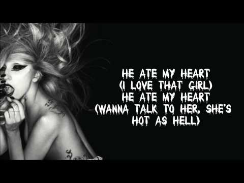 Lady GaGa - Monster - Lyrics on screen