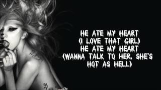 Lady GaGa - Monster - Lyrics on screen Resimi