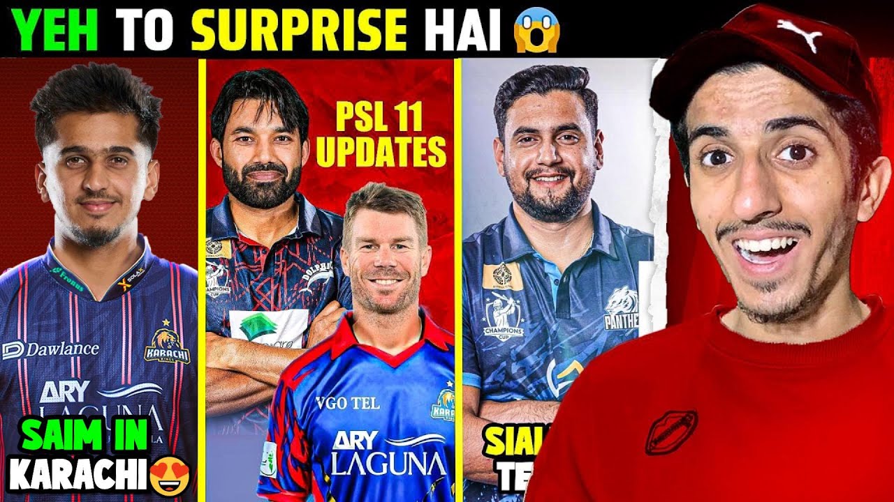 PSL 2026 : SAIM AYUB In Karachi Kings? 😍 | PSL 11 Mega Draft 2026 ...