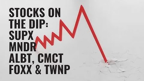 Crashing SUPX, MNDR, ALBT, CMCT, FOXX & TWNP Stocks