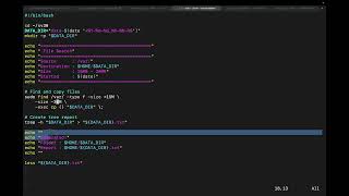 Demo: Shell Script (Shebang is command)