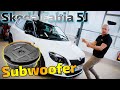 Subwoofer im Skoda Fabia 5J | Reserverad-Lösung | Option Drive11RA