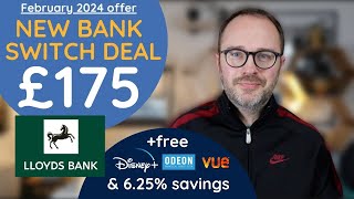 BANK SWITCH: Club Lloyds £175  (February 2024 offer)