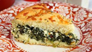 Recheio FARTO e massa FOFINHA | Torta de espinafre com ricota