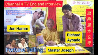 Jon Hamm & Richard Ayoade visited Master Joseph at Temple Street, Channel 4 TV, Fortune Telling, 嘉樂