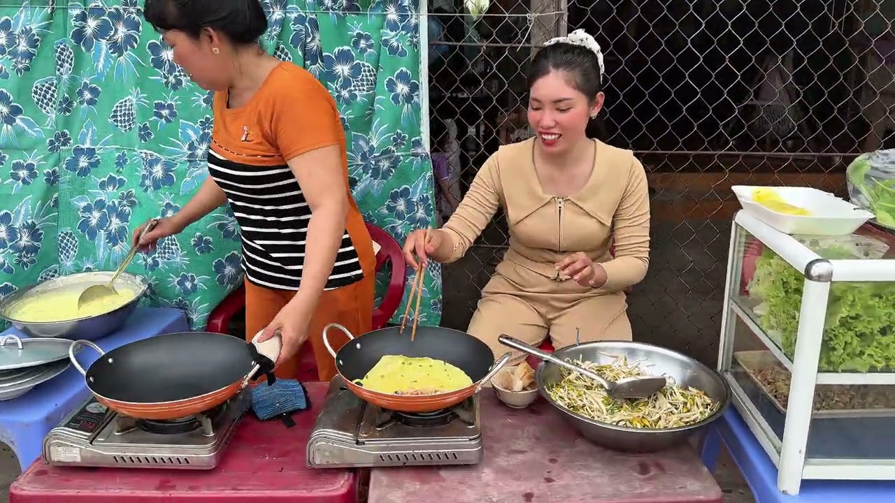 Bánh Xèo Miền Tây, Ngon Ngất Ngay Ăn Một Lần Nhớ Mãi Hương Vị Đậm Chất Miền Tây l Ánh Hồng Miền Tây 