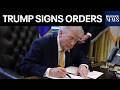 LIVE: Trump Signs Executive Orders At White House Event