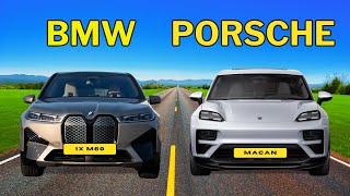 BMW iX M60 vs. Porsche Macan Turbo Electric (2024) | Which is better?