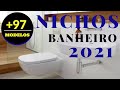 +97 Modelos de Banheiros com Nichos Para 2020/2021.