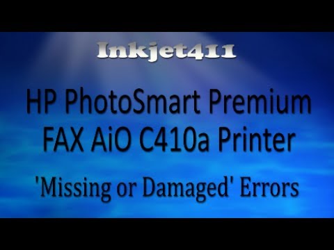 HP PhotoSmart Premium C410a Printer Error Troubleshooting