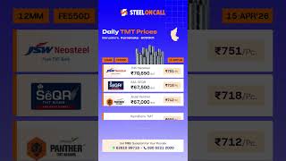 15 APR Daily TMT Prices