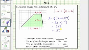 Determine the Area of a Trapezoid on a Grid