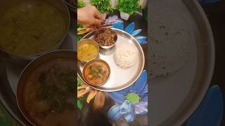 Dinner thali 🤗😍#trending #shorts #viral #food #recipe #reels #video #short #thali#dinner