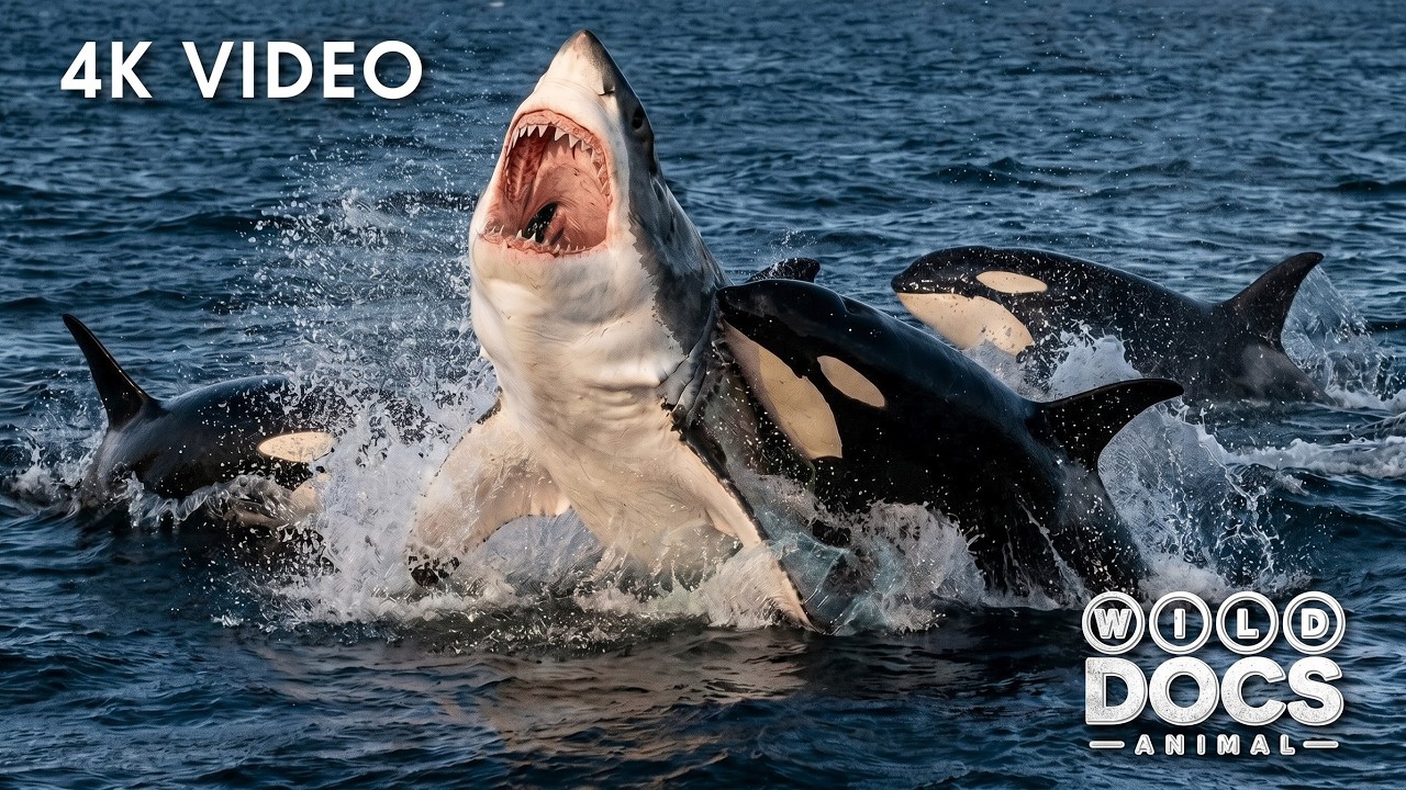 DEADLIEST OCEAN | Savage Orcas to the Great White Sharks | Nature ...