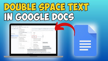How to Double Space Text in Google Docs