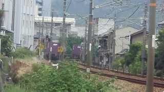 【糸崎～尾道】EF66－108(サメ)牽引　コンテナ貨物　【HD】2013.7.30