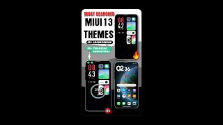 Best Theme For MIUI 13 ?⚡ | iphone 14 style icons miui13 themes shorts