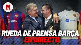 En Directo I Laporta Y Xavi Rueda De Prensa Del Barça En Vivo