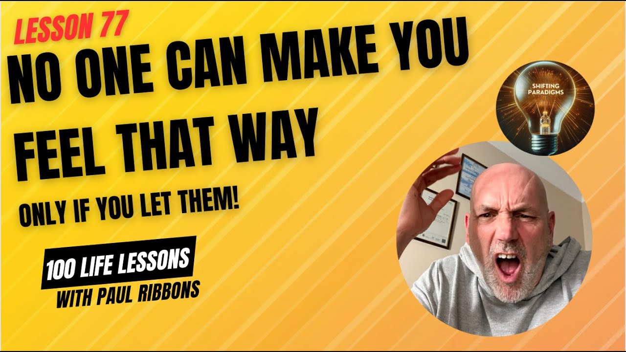 Lesson 77 If you let them, they could make you feel crap #lifelessons ...