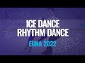 LIM / QUAN (KOR) | Ice Dance Rhythm Dance | Egna - 2022 | #JGPFigure