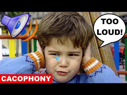 Learn English Words - CACOPHONY - Meaning, Vocabulary Lesson with Pictures and Examples