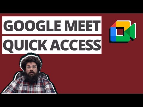 Video Quick Access Controls - Google Meet - youtube