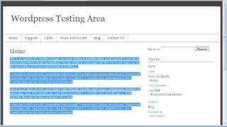 WordPress Pages and Menu, Screencast #3