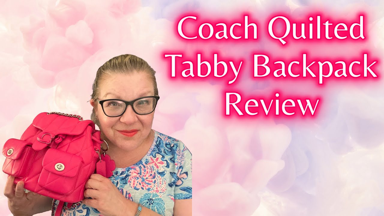 NWOT Coach Tabby Backpack with Pillow Quilting in Dragonfruit Tabby Backpack With Pillow Quilting | Bags | Coach | COACH® main image 3