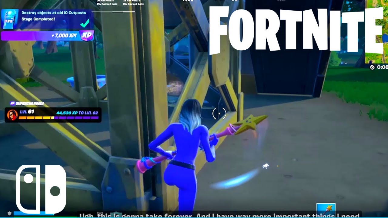 Establish Device Uplink & Destroy Objects at an old IO Outpost - Fortnite Vibin' Quests