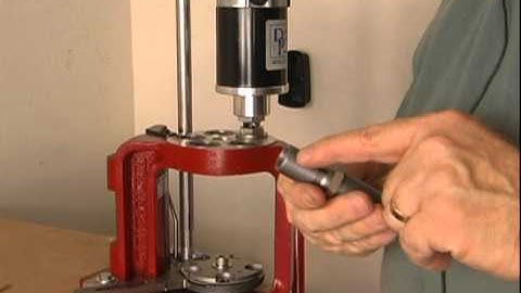 Dillon RT 1200 Trimmer on a Hornady Lock N Load AP Press