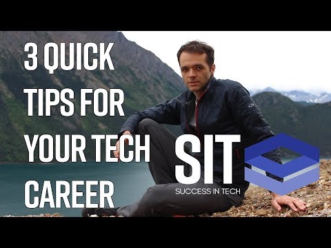 3 QUICK TIPS FOR YOUR TECH CAREER AT GOOGLE, FACEBOOK AND OTHERS