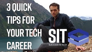 3 QUICK TIPS FOR YOUR TECH CAREER AT GOOGLE, FACEBOOK AND OTHERS