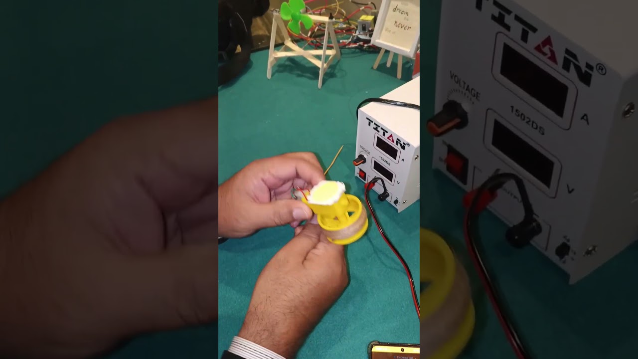 I Made a Simple Mini Electric Generator at Home | DIY Science project