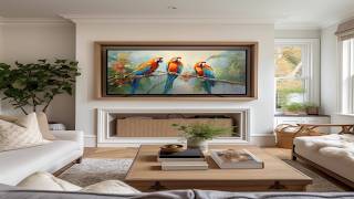 Macaw Art for TV – 2 Hours 4K Tropical Macaw Parrot Painting Screensaver for Frame TV No Music screenshot 2