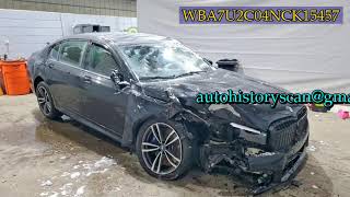 WBA7U2C04NCK15457 Bmw 7 Series 2022