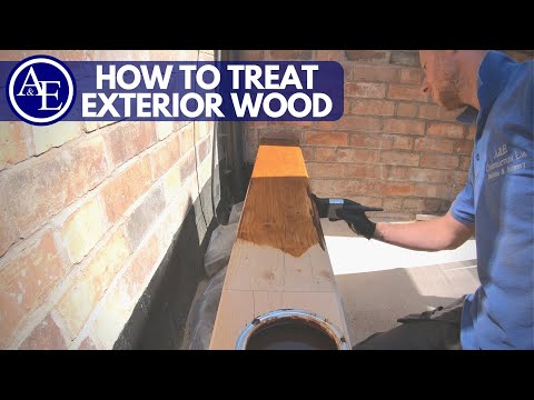 HOW TO TREAT EXTERIOR WOOD | DIY Series | Build with A&E