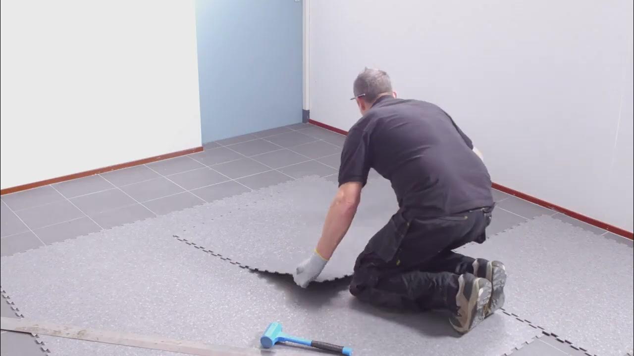 How to Install Allura Puzzle adhesive free tiles Forbo Flooring