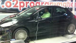 Test Dyno Peugeot 207 1.6 Hdi 110 O2Programmation 109 139.6Ch