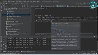 Python ( Myanmar ) : 4. 9. Nim game ( project )