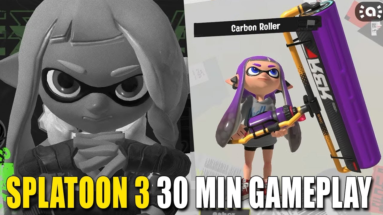 Splatoon 3: Over 30 minutes of single player & multiplayer gameplay ...