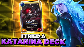 I TRIED KATARINA IN MY DECK! | Legends of Runeterra