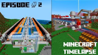 IllMango's Fully Automatic Bone Meal Farm And Auriga's x132 furnace array - Minecraft Timelapse