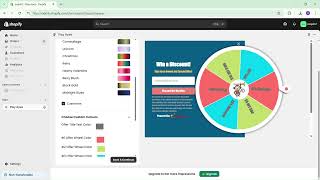 How to Create a Spin the Wheel game widget popup with Gaindor on Shopify screenshot 5